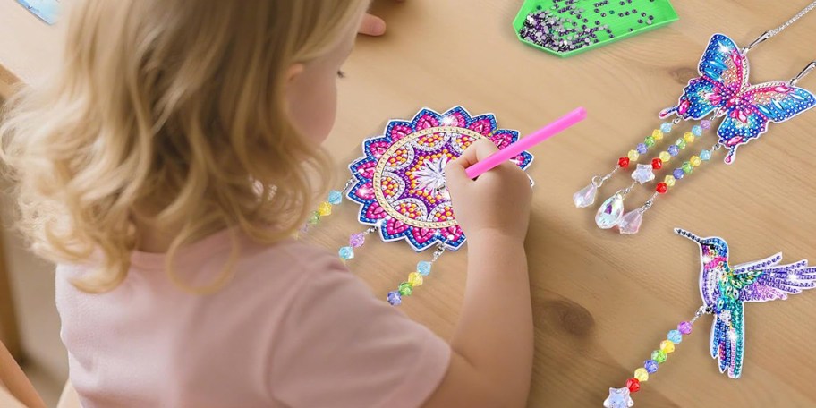 kid making diamond craft kit 