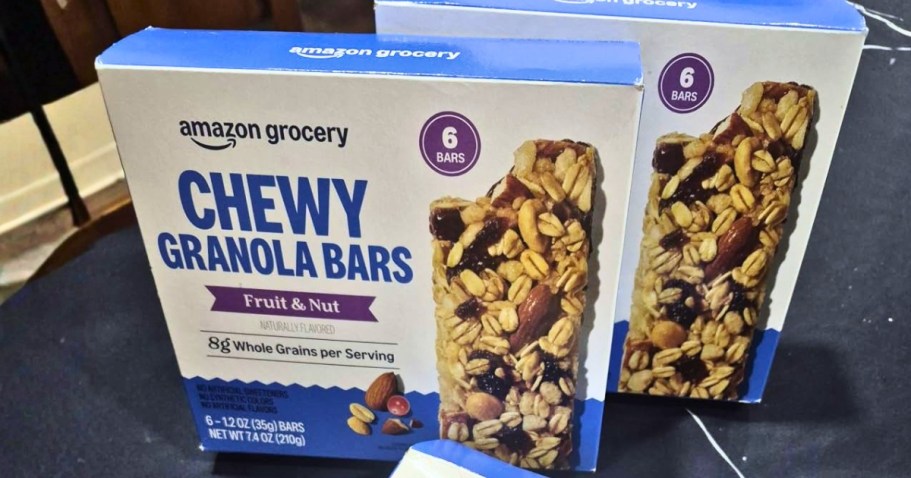 Amazon Grocery Chewy Granola Bars 6-Count Just $1.49 Shipped
