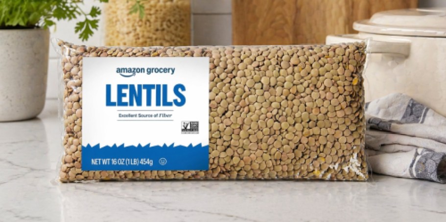 Amazon Grocery Lentils 16oz Bag Just 96¢ Shipped
