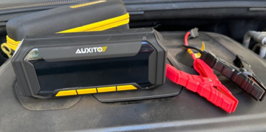 Portable Car Jump Starter w/ Light Only $18.99 Shipped on Amazon (Reg. $38)