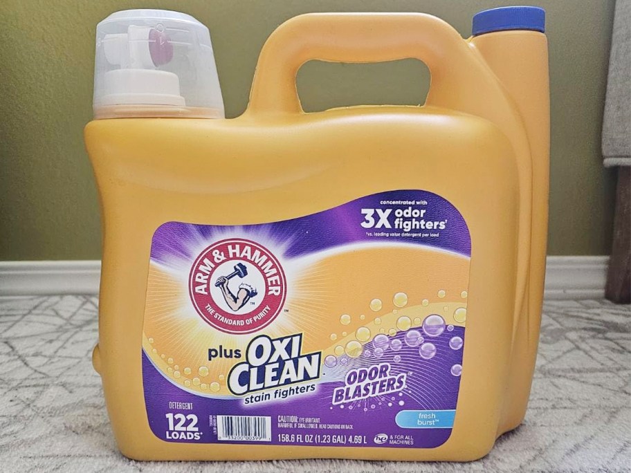 arm and hammer laundry detergent bottle 