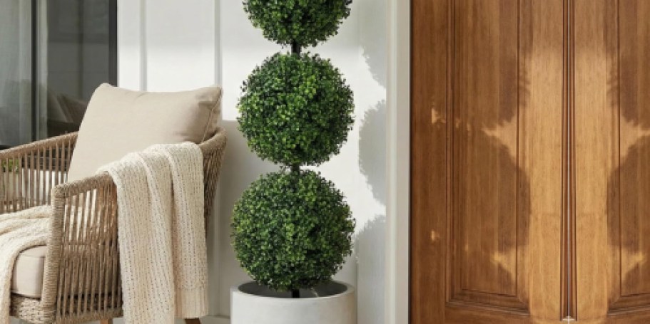 Artificial Topiary Just $34.99 Shipped for Prime Members (Reg. $77)