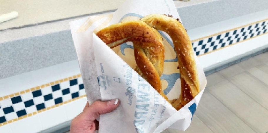 FREE Auntie Anne’s Pretzel TODAY (+ How to Get a Free Pretzel Every Week!)