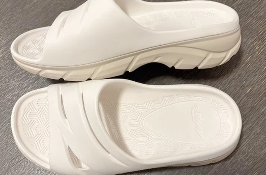 These $14 Walmart Avia Slides Give Off Hoka Vibes Without the High Price Tag