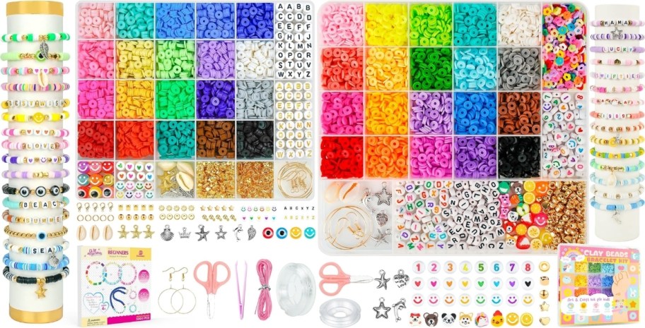 two 5000 piece bead kits