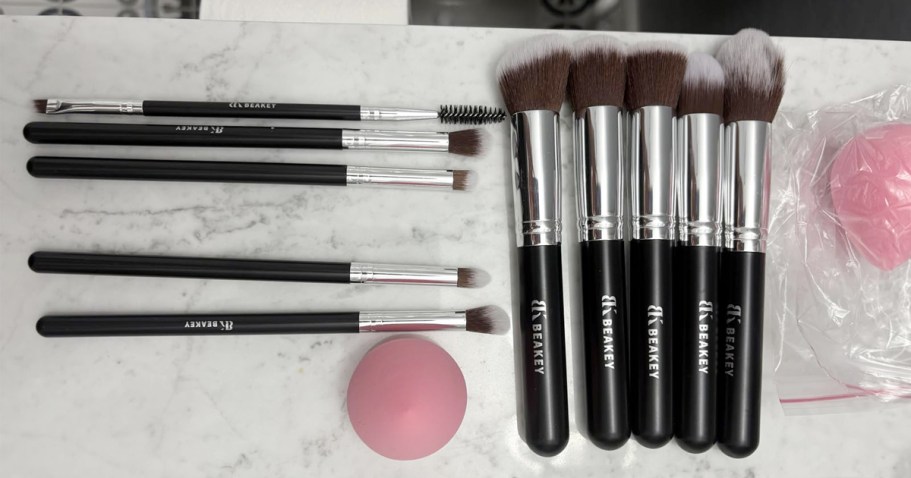 Makeup Brush 12-Piece Set Only $6 on Amazon | Thousands of 5-Star Reviews