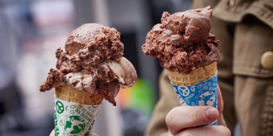 FREE Ben & Jerry’s Ice Cream Scoop – Today ONLY!