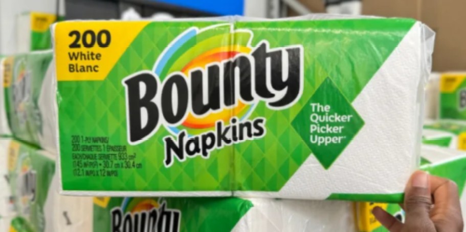 Bounty Napkins 200-Pack Only $2.97 Shipped on Amazon