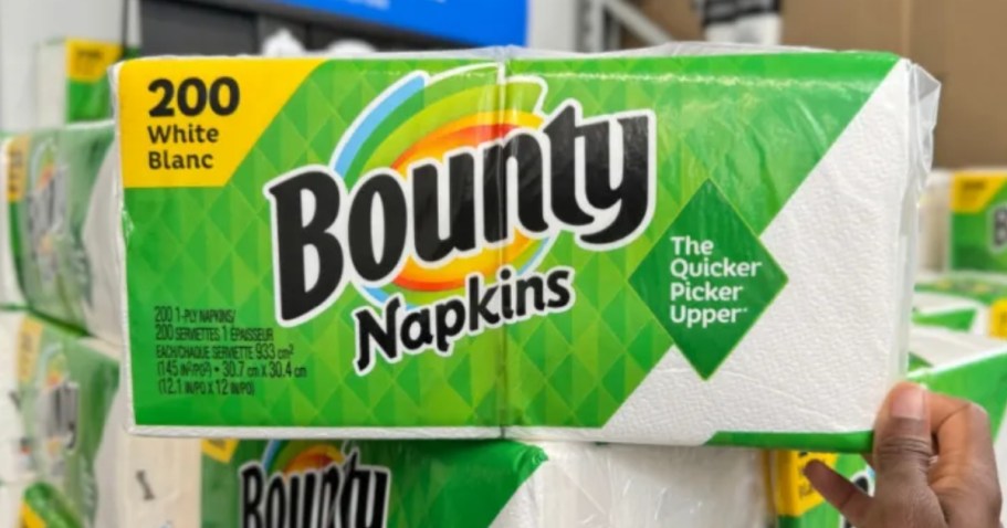 Bounty Napkins 200-Pack Only $2.97 Shipped on Amazon