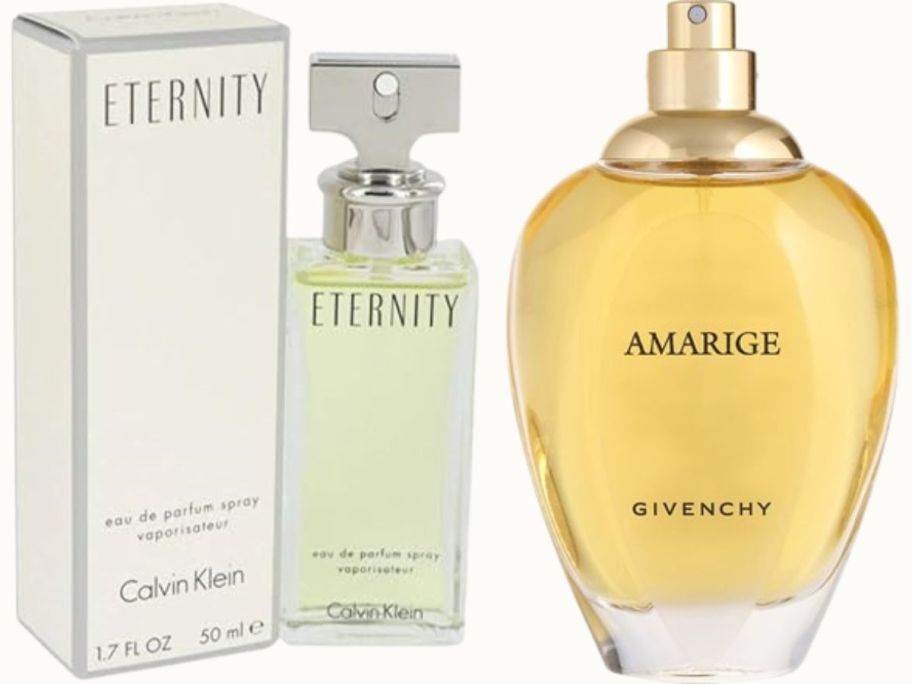 calvin klein eternity and givenchy amarige