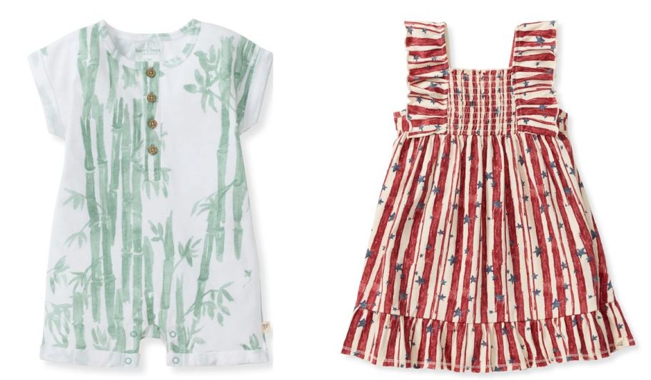 Burts bees kids jumpsuit and dress