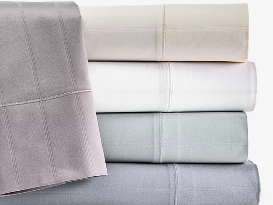 sheet sets stacked