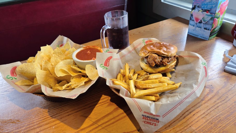 Chili’s Big Crispy Chicken Sandwich, App, & Drink Only $10.99 (Over $25 Value!)