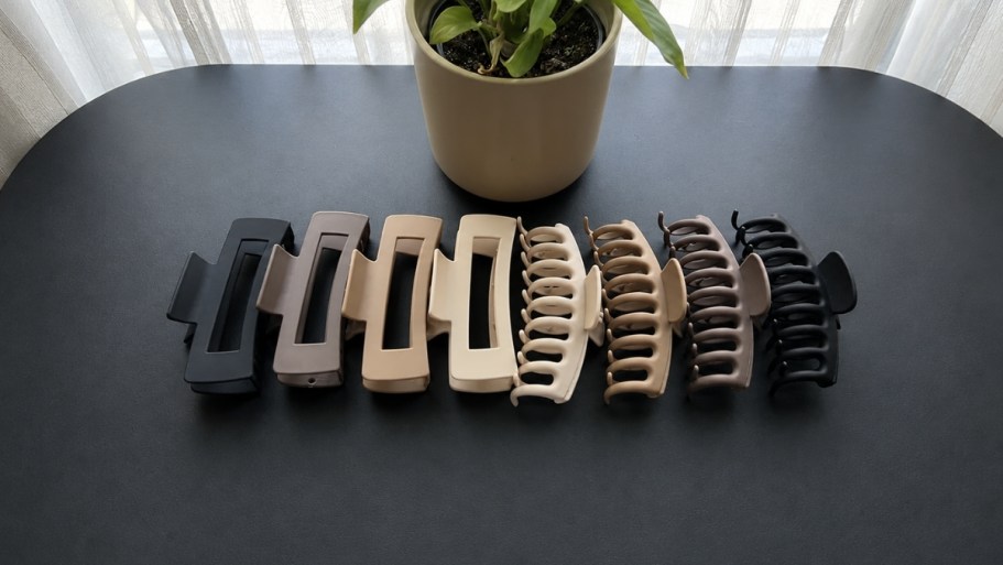 Hair Claw Clips 8-Pack Only $4.74 on Amazon