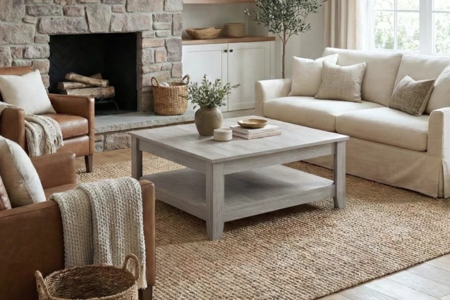 square coffee table