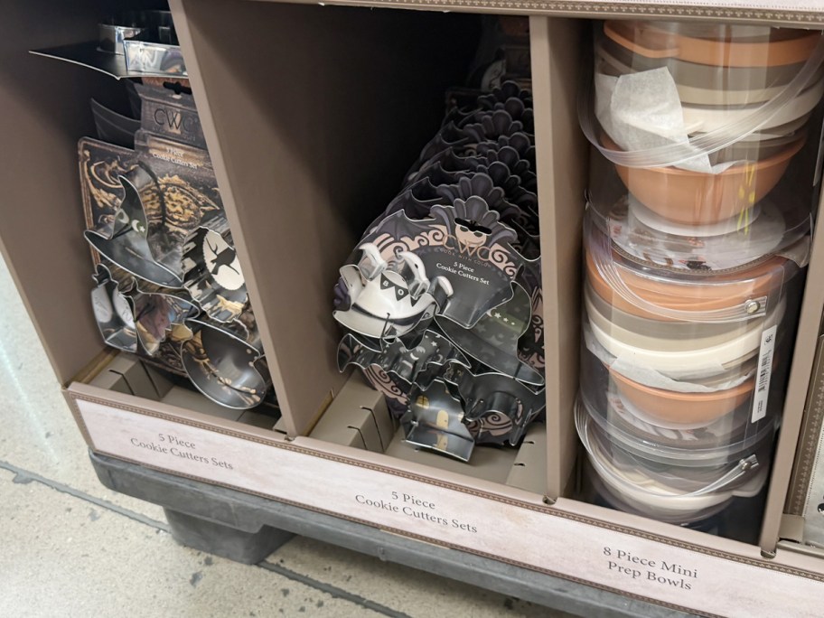 halloween cutter cookies and mini prep bowls sets stacked 