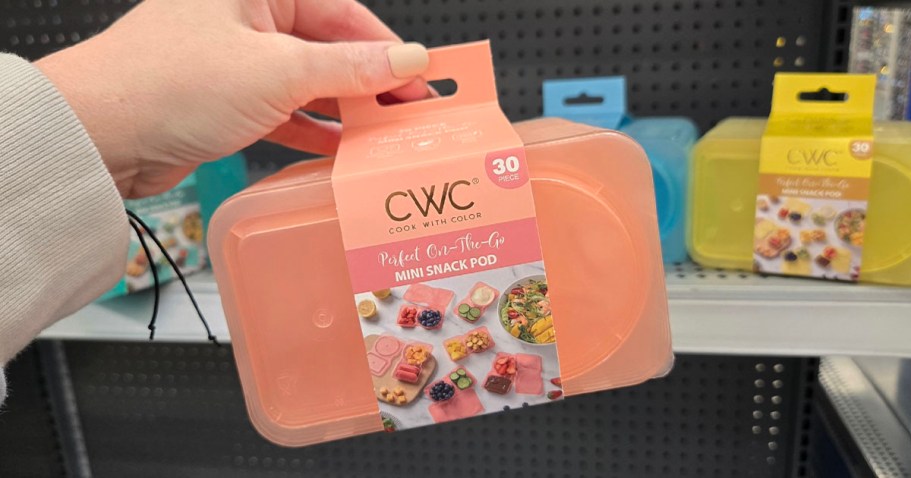 Cook with Color Mini Snack Pod Containers 15-Count Only $4.48 at Walmart