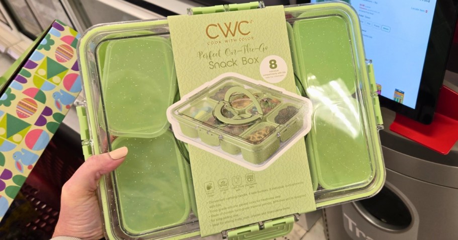 We Spotted $4.99 Cook With Color Snackle Boxes (Sparkles & Spring Colors!)