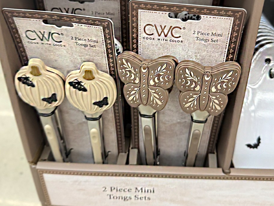 pumpkin and butterfly tongs sets 