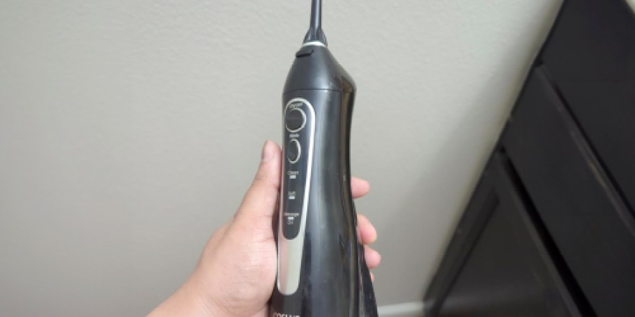 Cordless Water Flosser Only $8.99 Shipped on Amazon | One Charge Lasts Up to 30 Days!