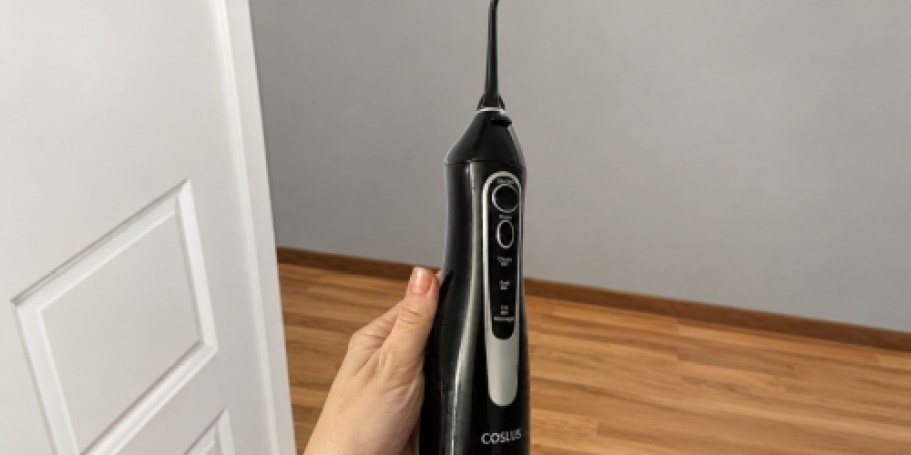 Cordless Water Flosser Just $8.99 Shipped on Amazon | One Charge Lasts Up to 30 Days!