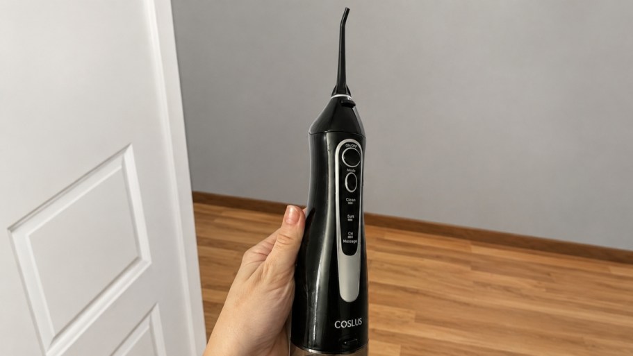 Cordless Water Flosser Just $8.99 Shipped on Amazon | One Charge Lasts Up to 30 Days!