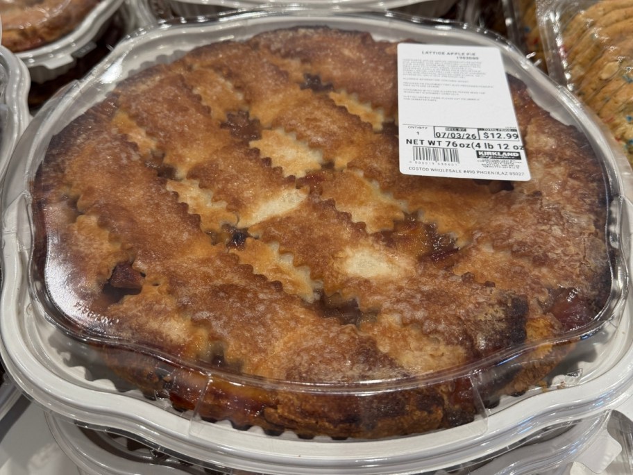 lattice crust apple pie