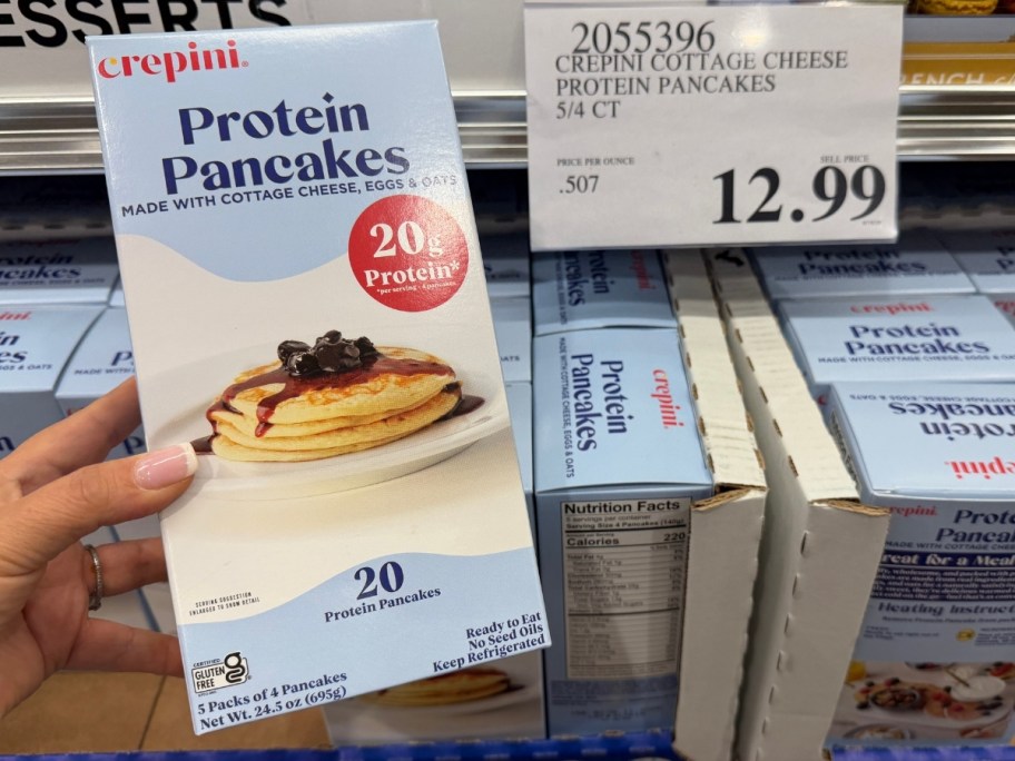 a box of protein pancakes