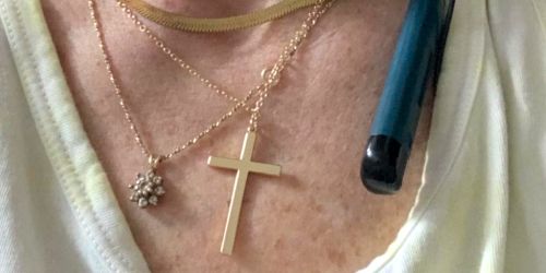 Gold-Plated Cross Necklace Only $3.99 on Amazon (Reg. $14)
