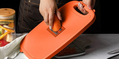 Collapsible Cutting Board w/ Knives AND Slicers Only $14 on Amazon