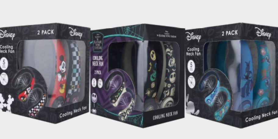 Disney Cooling Neck Fan 2-Pack Just $29.96 on SamsClub.com (Great for Road Trips, Amusement Parks, & More!)