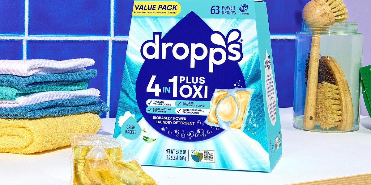 Dropps Up to 55% Off Dropps Laundry Detergent Pods + Free Shipping | Hip2Save