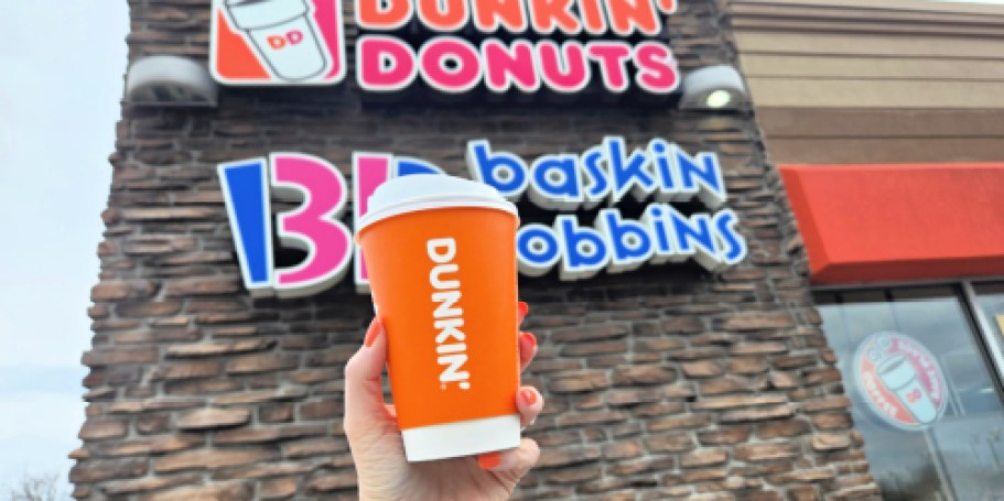 GO! Free ANY Size Dunkin’ Hot or Iced Coffee – No Purchase Necessary!