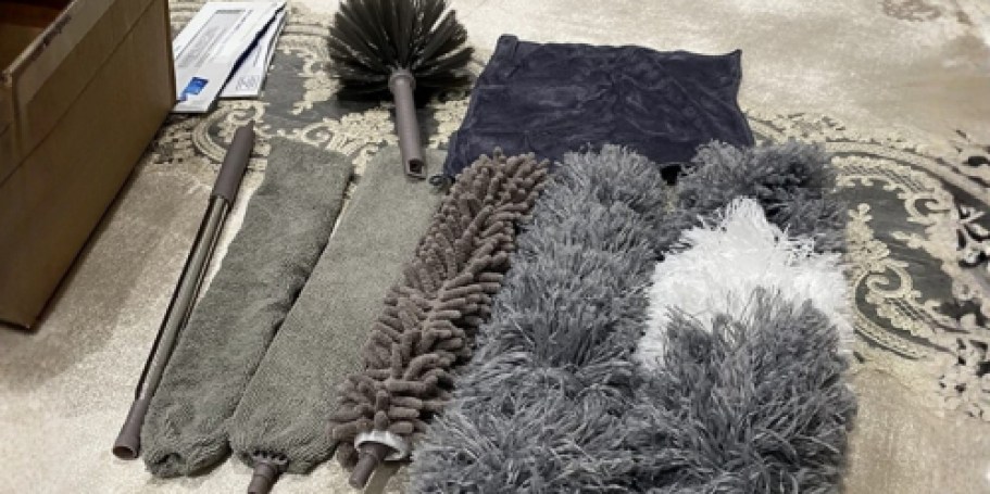 Extendable 9-Piece Microfiber Duster Set Only $13.49 on Amazon (Reg. $27)