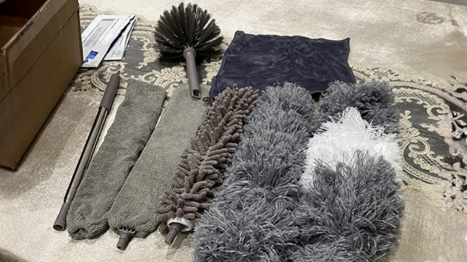 9 piece duster set attachments