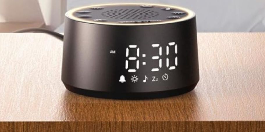 Dreamegg Alarm Clock + Sound Machine Just $12.40 on Amazon (Reg. $36)
