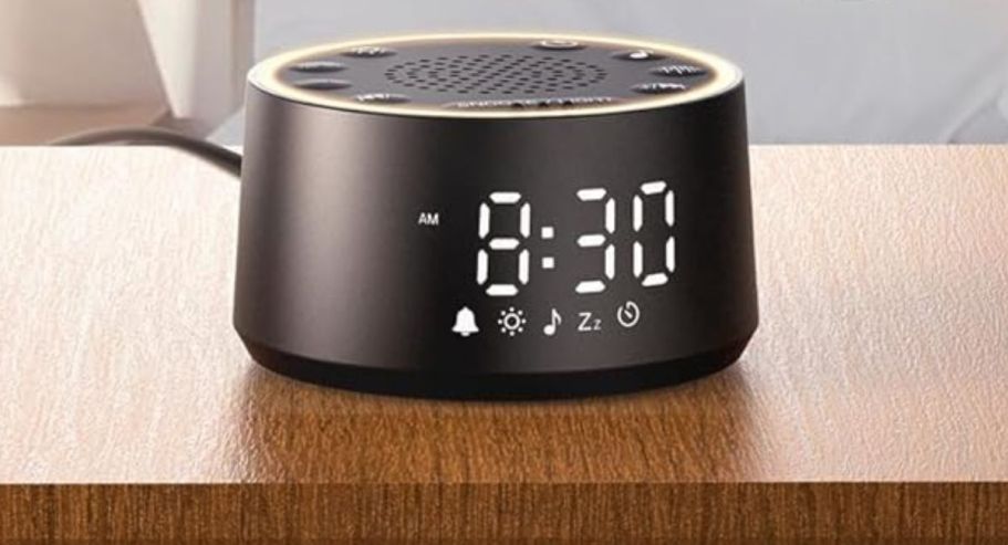Dreamegg Alarm Clock + Sound Machine Just $12.40 on Amazon (Reg. $36)