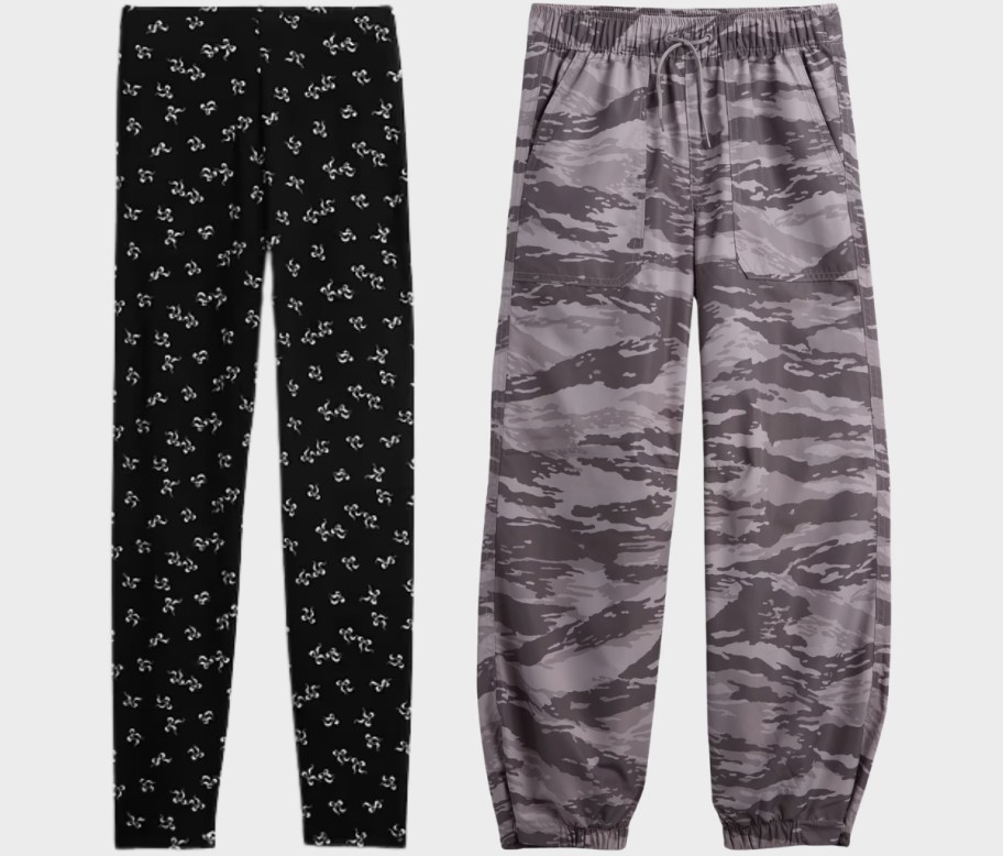 girls leggings and boys joggers
