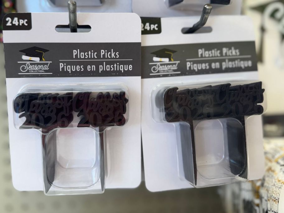 graduation plastic picks in store