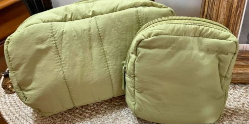 Puffy Cosmetic Bags from $5.99 on Amazon