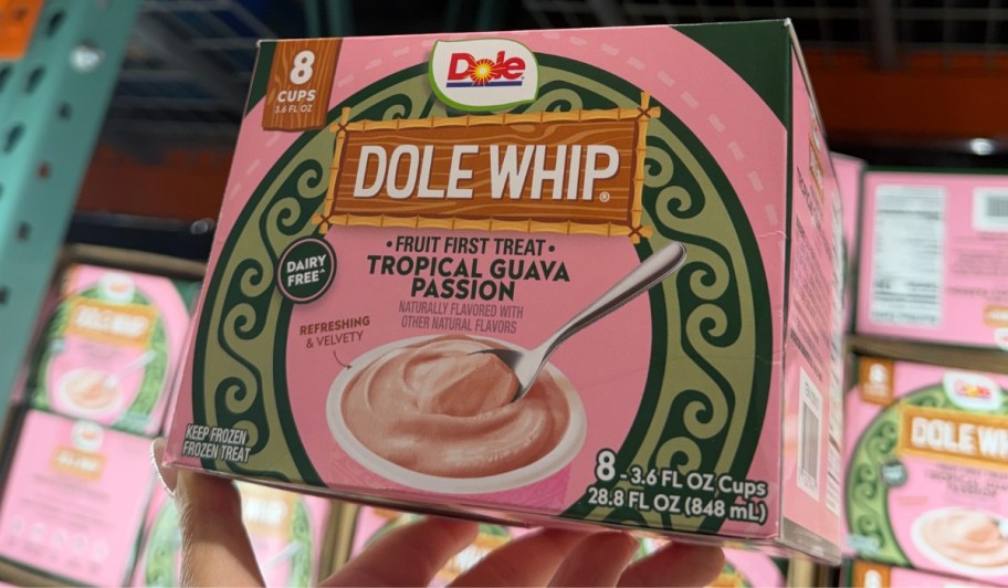 a box of guava flavored dole whip