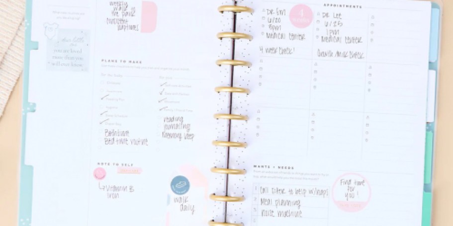 Up to 90% Off Happy Planners + FREE Shipping | Prices from 48¢ Shipped