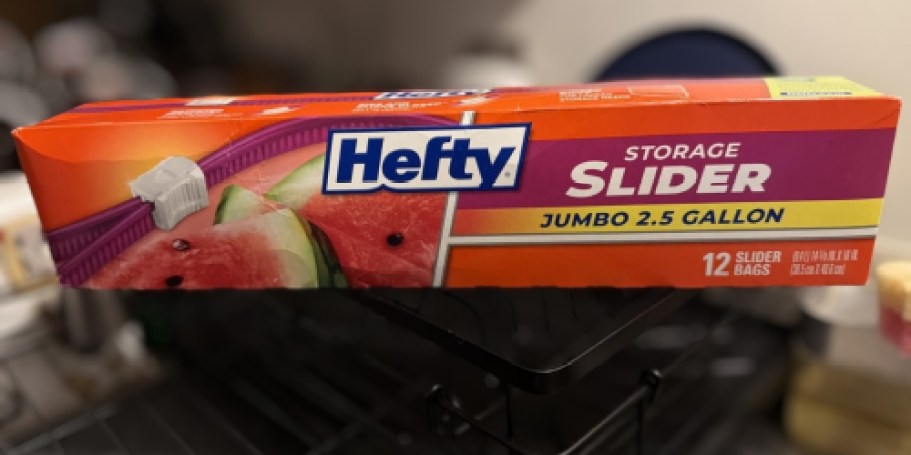 Hefty Slider Jumbo Storage Bags 12-Count Just $3.83 Shipped on Amazon