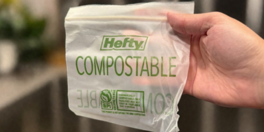 Hefty Compostable Sandwich Bags 100-Count Just $5.50 Shipped on Amazon (Reg. $15)