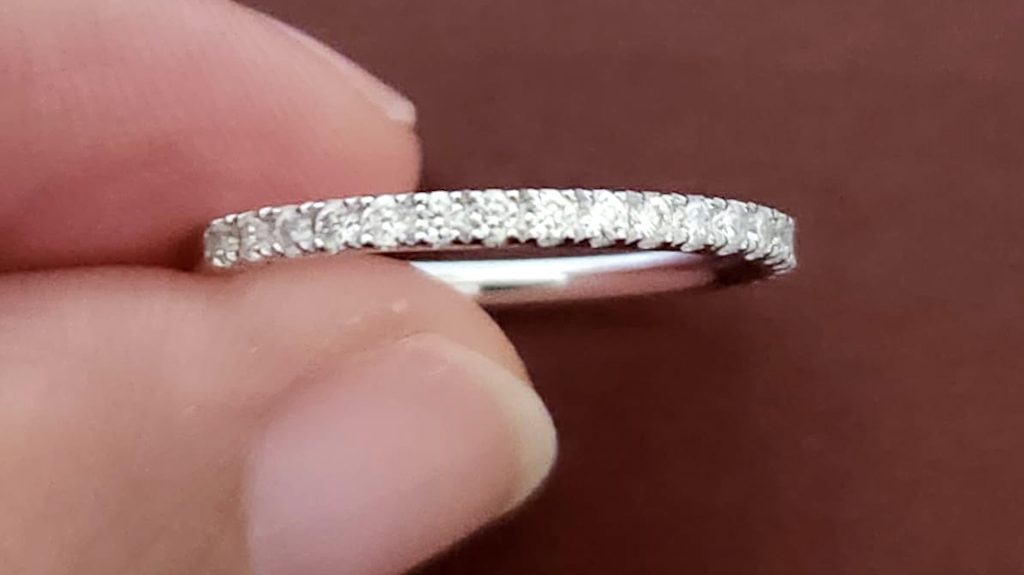 Sterling Silver Moissanite Wedding Ring Just $12.94 on Amazon (Reg. $37)