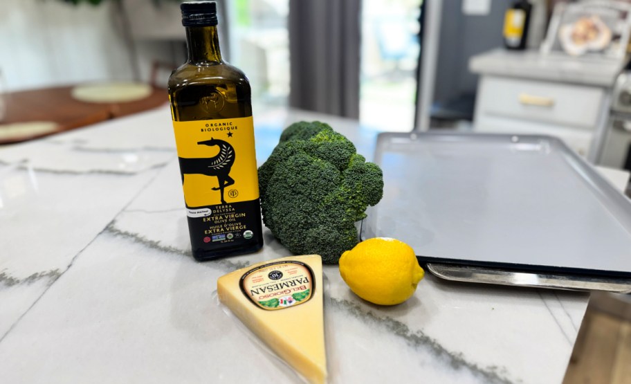 ingredients for smashed broccoli