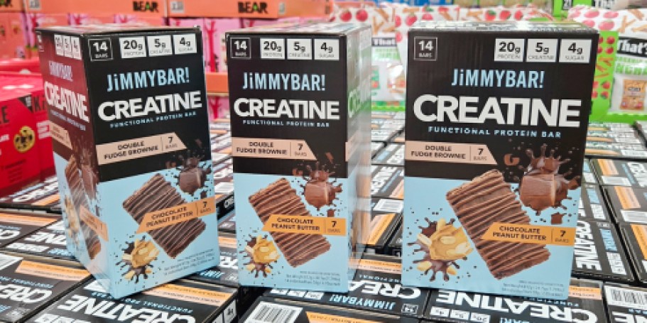 Jimmybar Creatine Protein Bars Now Available at Costco (+ $5 Cash Back Offer!)