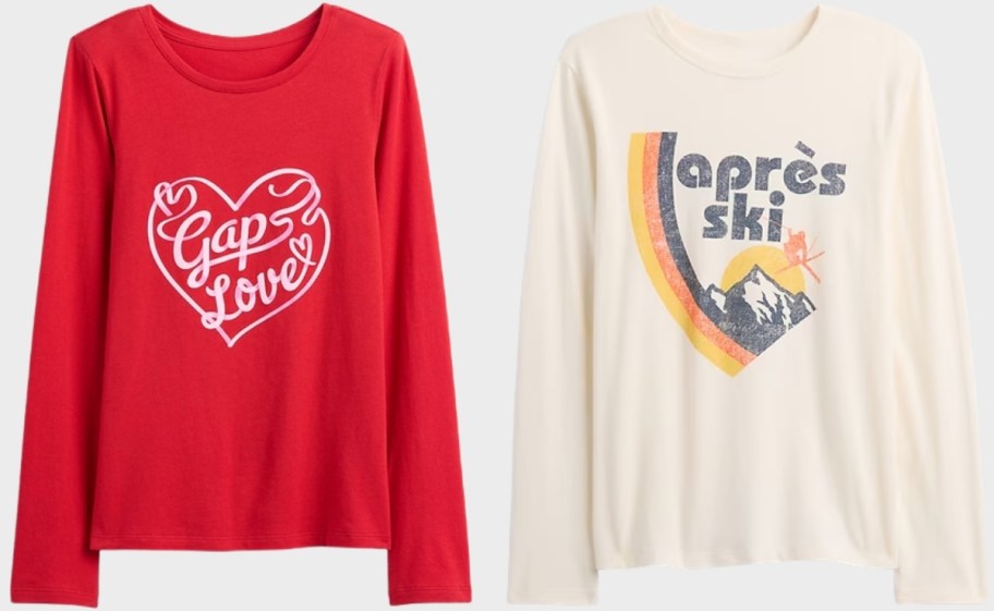 girls and boys graphic tees