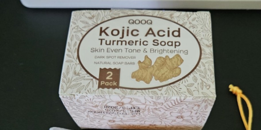 Kojic Acid Turmeric Soap 2-Pack Only $3 Shipped on Amazon | Fades Dark Spots
