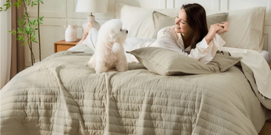 Up to 55% Off Litanika Quilt Sets + Free Shipping | Styles from $30 Shipped (Reg. $70)